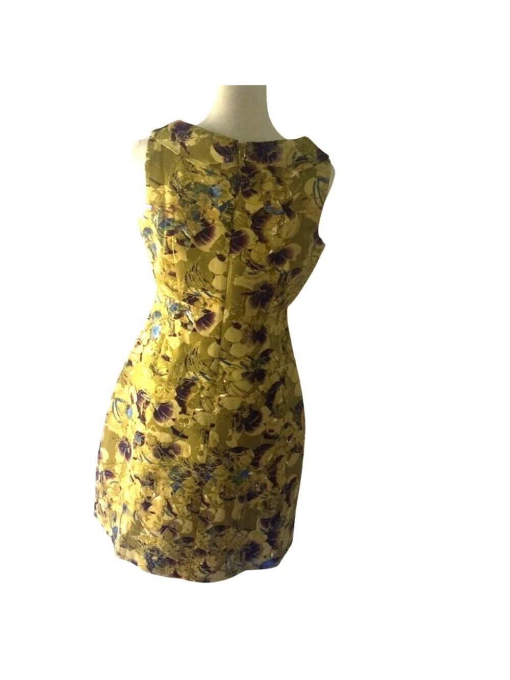🆕 TAYLOR Bengaline Cotton Silk Floral Dress 6 - Picture 5 of 10